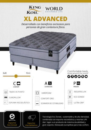 Colchon XL Advance ficha