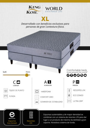 Colchon XL ficha