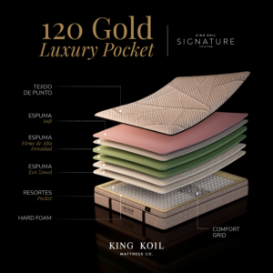Infografía 120GoldLuxuryPocket Signature