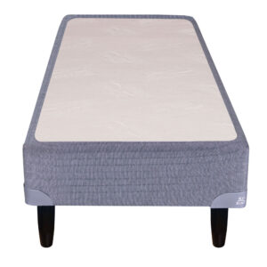 Sommier World Luxury tejido punto pata madera 1P frente
