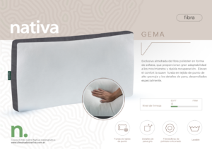 almohada gema ficha