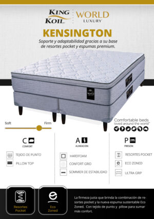 colchon kensington ficha