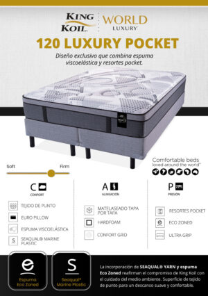 colchon luxury pocket ficha