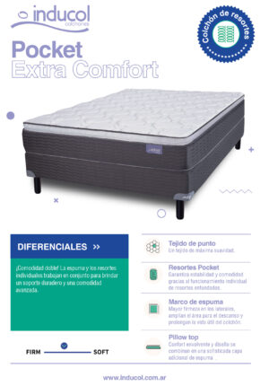 colchon pocket extra comfort ficha