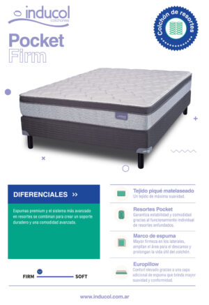colchon pocket firm ficha