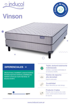 colchon vinson ficha
