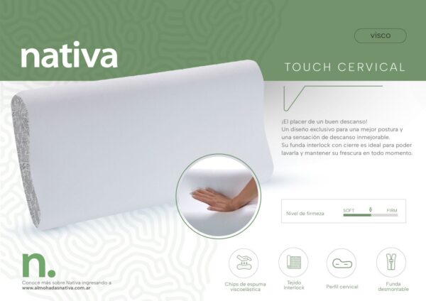 almohada touch cervical ficha